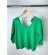 Blusa VV Curta - Verde Bandeira