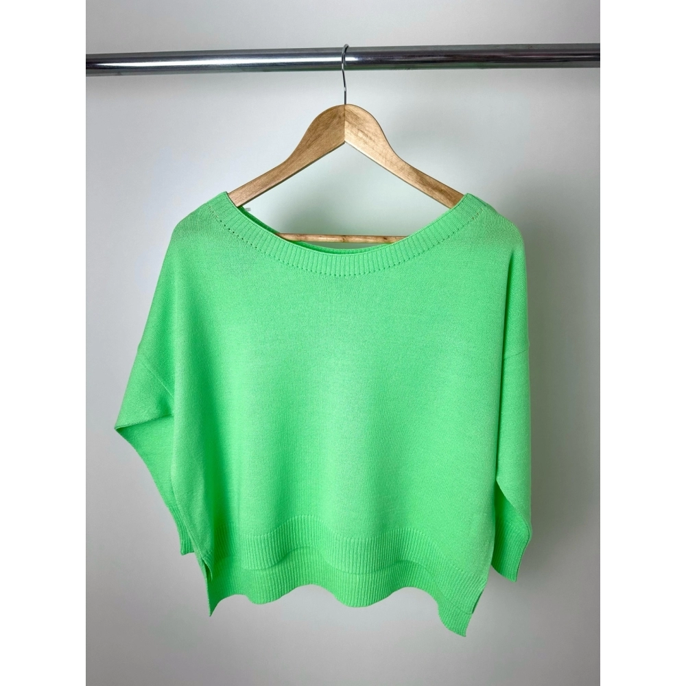 Blusa Canoa Básica - Verdinho