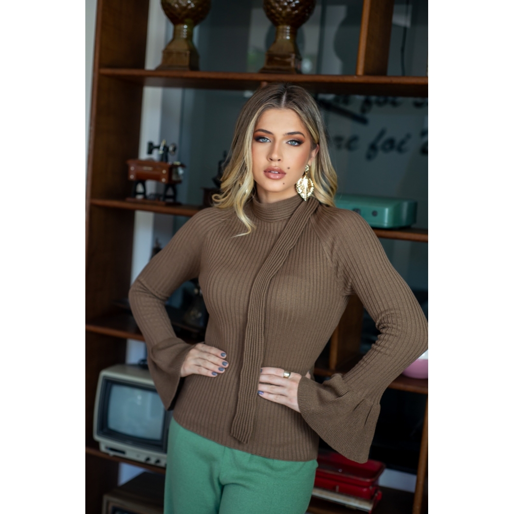 Blusa Rebeca - Moka