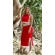 Saia Intarsia Yara - Vermelho