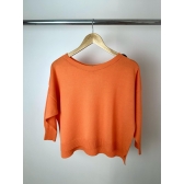 Blusa Canoa Básica - Laranja